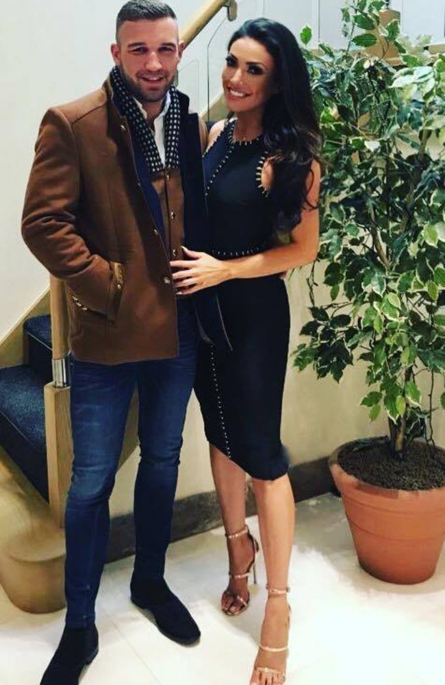 Devoted: Aaron Armstrong, 25, and Sophie Gradon, 32, were deeply in love. Picture: Facebook