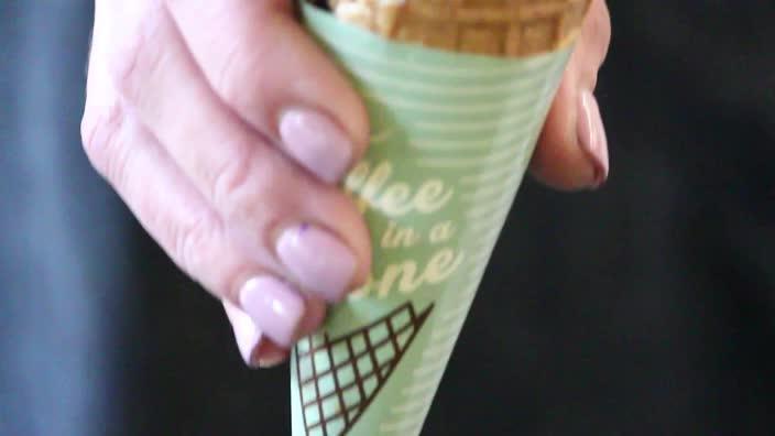 Coffee in a Cone