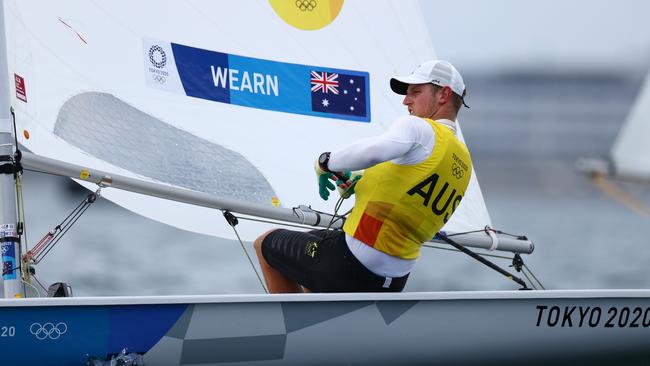 Matt Wearn had won the gold by Friday. Today’s race was basically a victory lap. Picture: Clive Mason/Getty Images