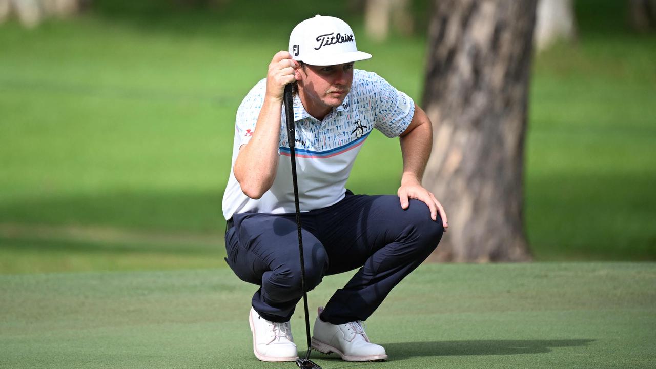 Hong Kong Open golf leaderboard 2025 Cameron Smith press conference