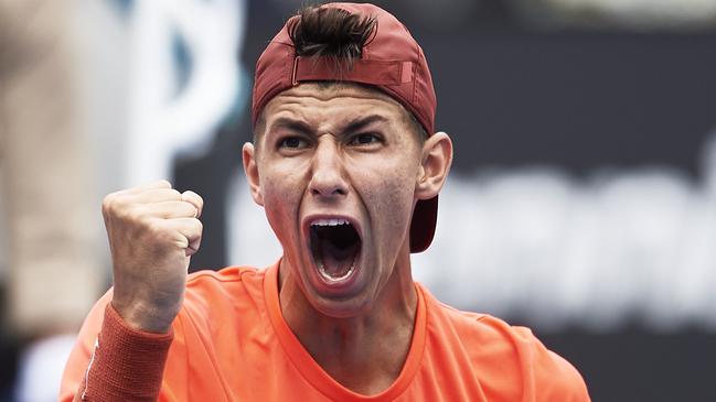 Young Australian tennis star Alexei Popyrin is in action today. Picture: Getty Images