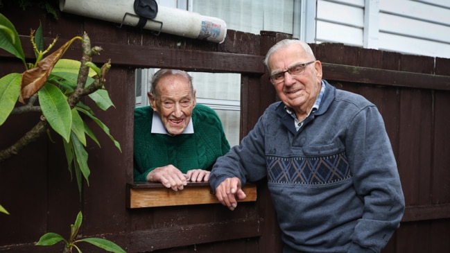 Best mates Wal and Vern on living to 100