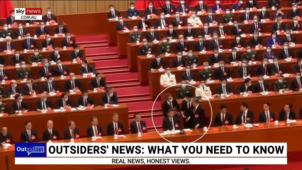 ‘Sinister’: Xi’s predecessor ‘escorted out’ of Party Congress session