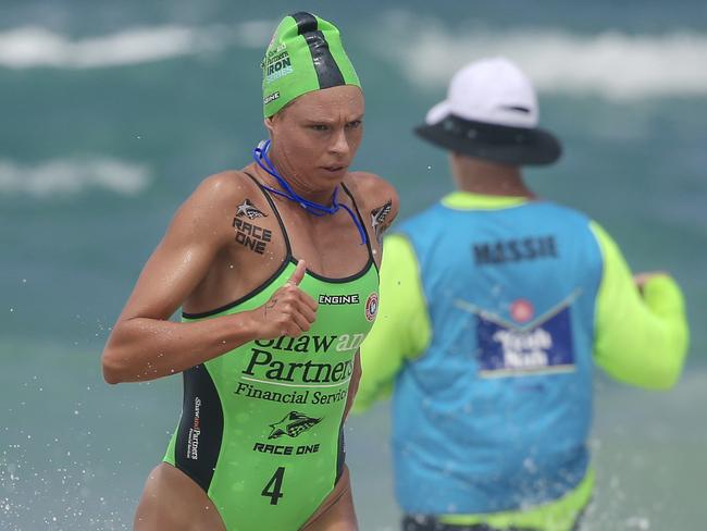 Electra Outram on Day 1 of the Shaw and Partners Iron Man /Woman Series at North Burliegh. Picture: Glenn Campbell