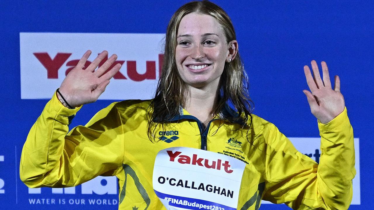 Mollie O’Callaghan is set for a huge Commonwealth Games. Picture: AFP Images