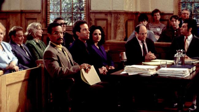 The taping of the final episode of Seinfeld which aired on Thursday, May 14, 1998.