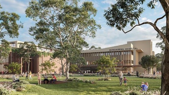 BIG PLANS: Artist impressions of the redeveloped Bundaberg Hospital.