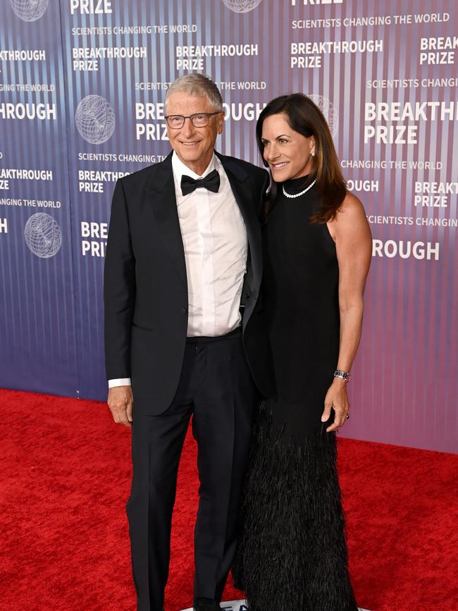 Bill Gates and new partner, Paula Hurd. Picture: Getty