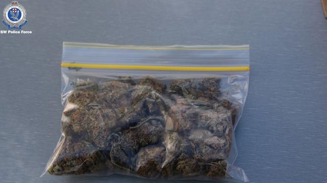 Drugs allegedly found in the possession of Narromine man Robert Sevil. Picture: NSW Police