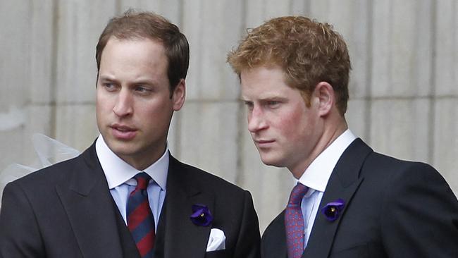 It’s understood the doco will look at William and Harry’s relationship with each other and the press. Picture: AFP