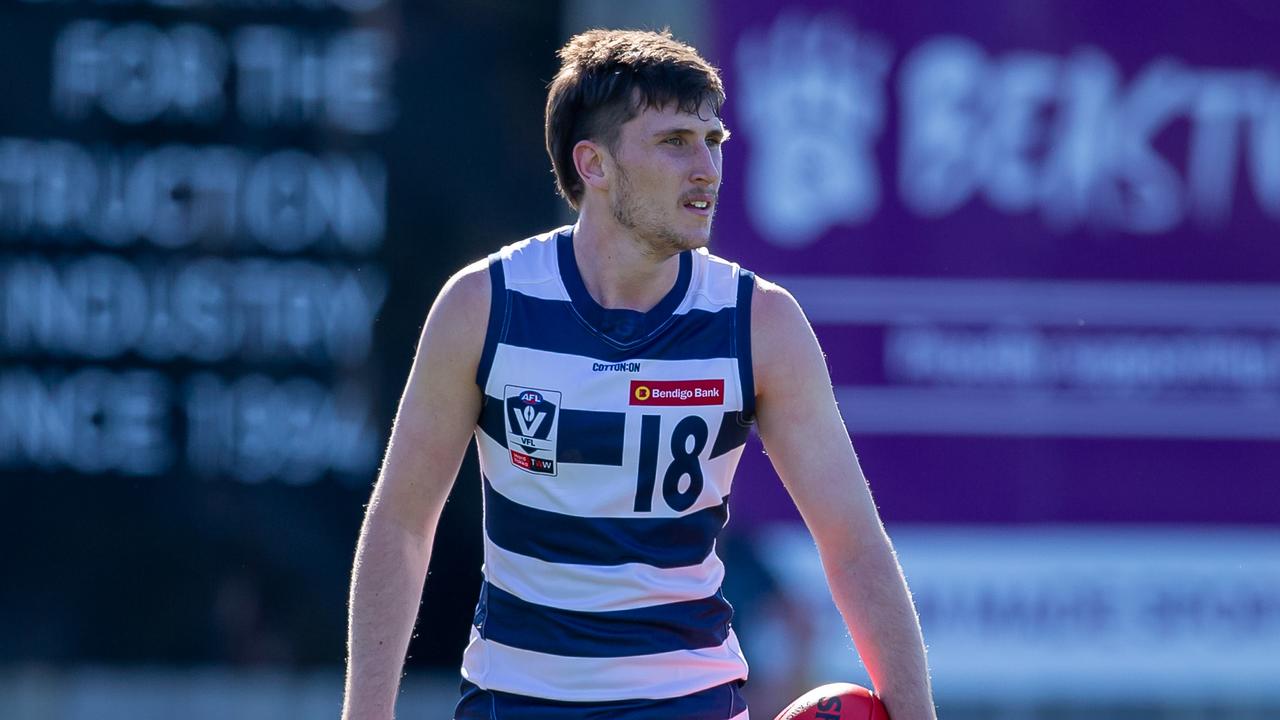 Charlie Constable has been delisted by Geelong. Picture: Arj Giese