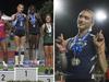 Trans athlete sparks storm over podium act