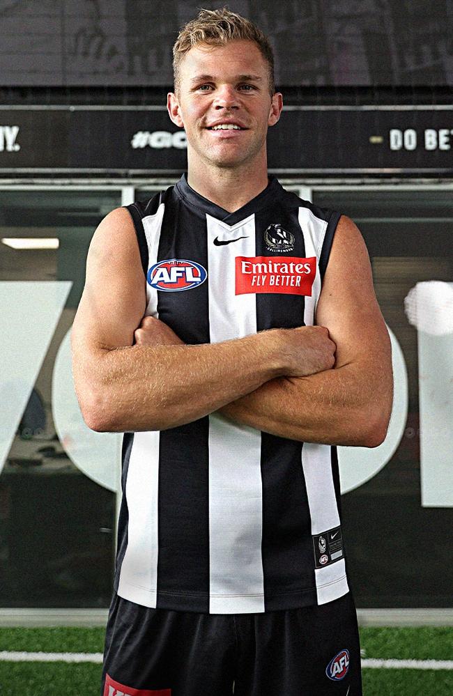 Dan Houston could have been a Blue, but is now a Pie. Picture: Collingwood FC