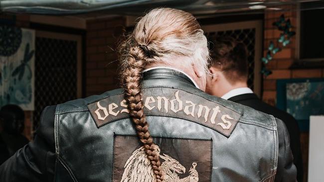 Descendants bikie Mark Barford was arrested in December 2019 on drugs and gun charges. Picture: Facebook