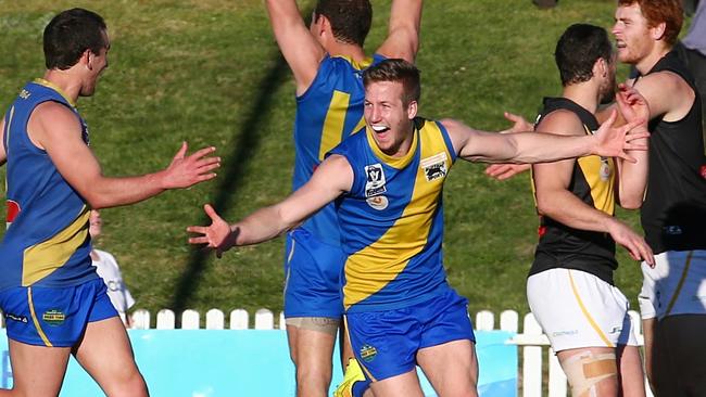 Kane Lambert led Williamstown’s fightback in the 2014 VFL second semi-final.