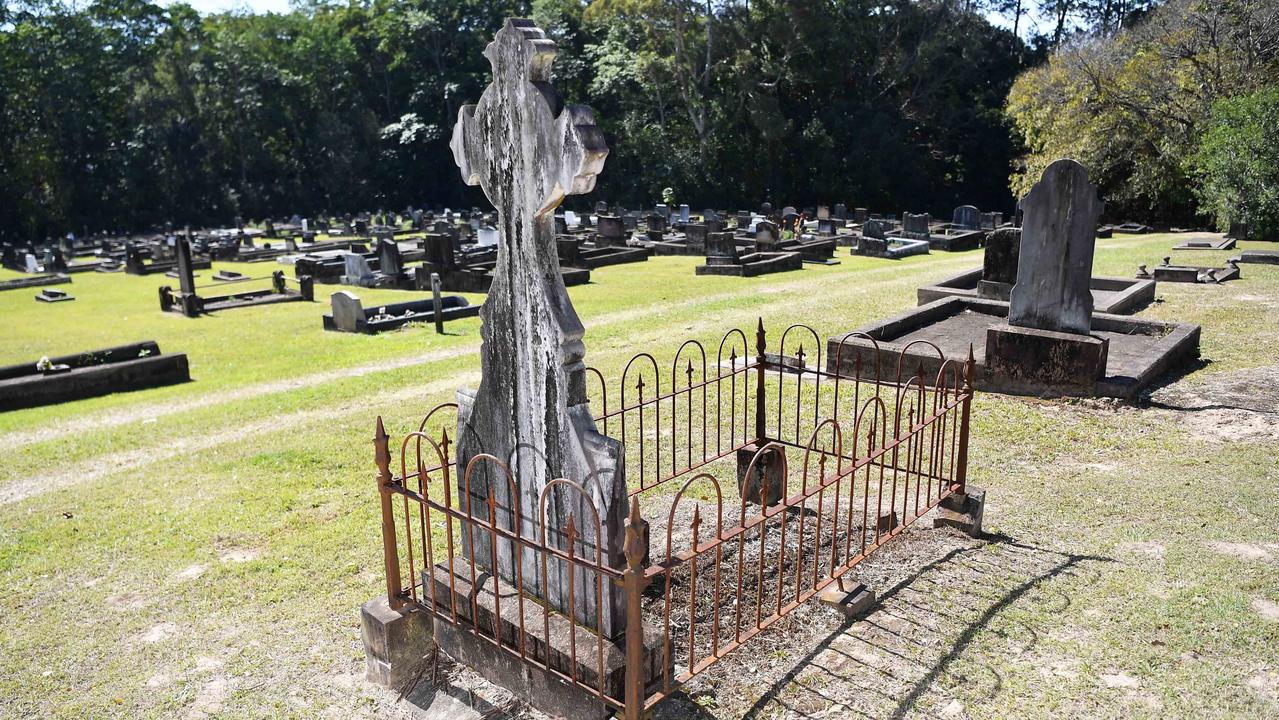 The Para Vision team has investigated at Old Nambour Cemetery. Picture: Patrick Woods.