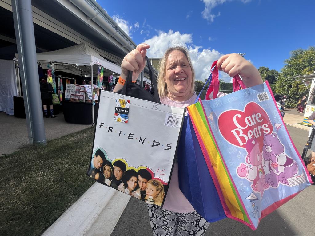 Joanne Grounds soaking up the fun of the Fraser Coast Show.