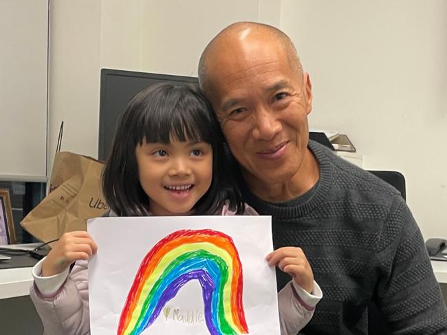 WEEKEND TELEGRAPHS SPECIAL. 23rd OCT , 2022. PLEASE CONTACT WEEKEND PIC EDITOR JEFF DARMANIN PUBLISHING.     Madeline Suy pictured with Charlie Teo. Madeline has DIPG