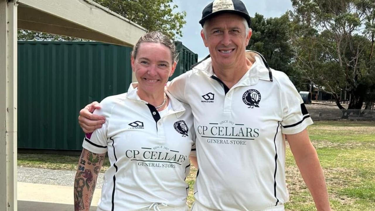 Howzat! Engaged couple produce cricket stunner