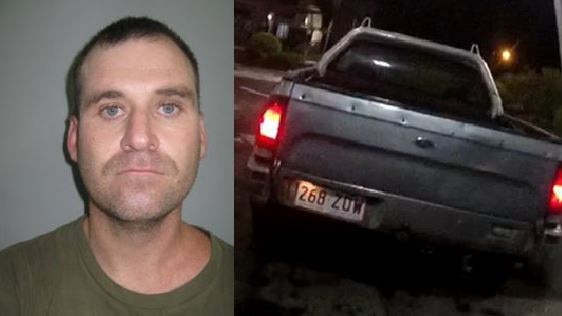 Police want to track down Nathan Paul Caulfield who could be armed and driving this silver Ford utility.