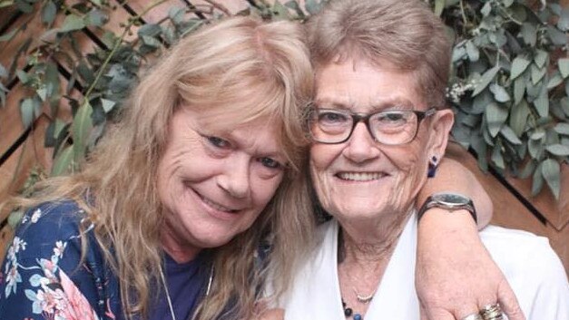 Nan Walker and daughter Sue Skeer. Picture: Supplied by the family