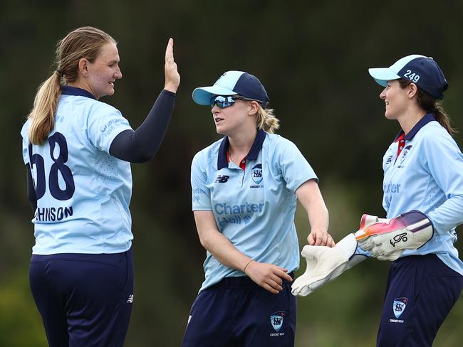 After moving to Queensland to start her career, Sammy-Jo Johnson has been back with NSW for five years. Picture: Jason McCawley/Getty Images