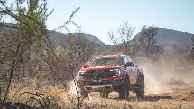 Many iterations of the Ford Ranger, including the Raptor model, will be above the average emissions standard. Picture: Supplied.