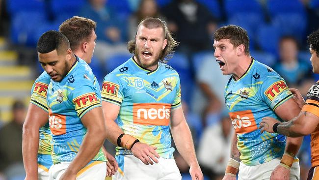 Jai Arrow spent three years at the Titans before taking up a big money deal at Souths. Picture: Getty Images.