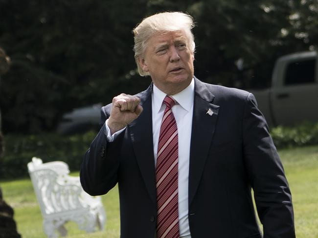 US President Donald Trump will visit Texas to show he is on top of a disaster that is already posing a fierce challenge for local and federal responders. Picture: AFP Photo