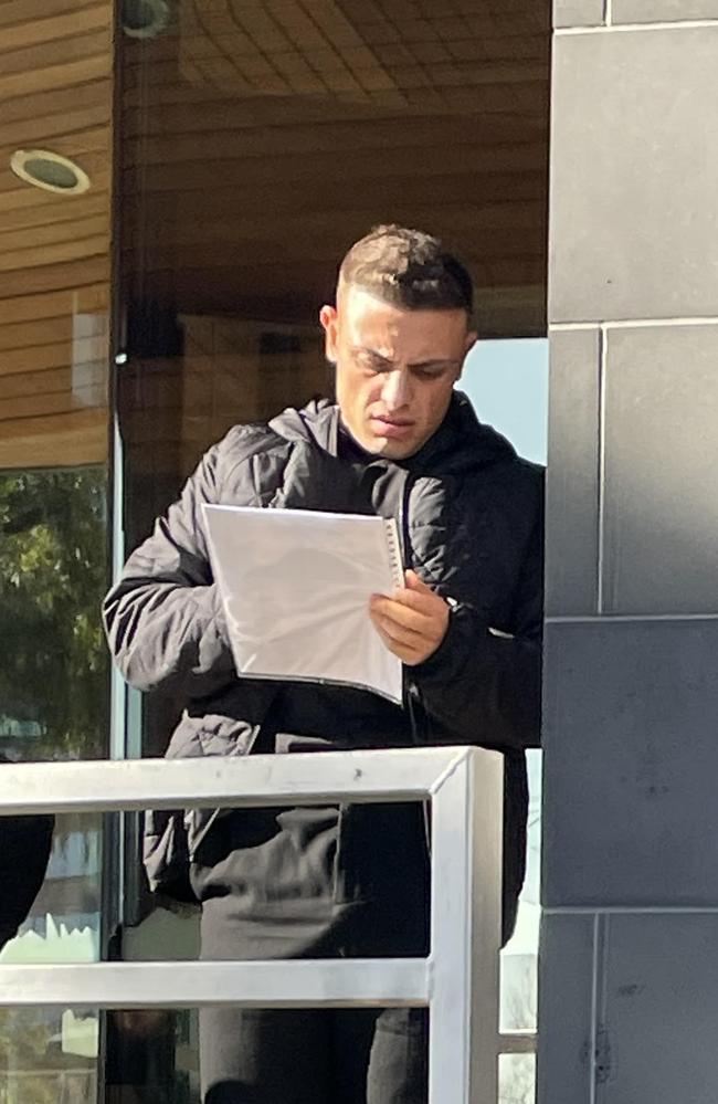 Matthew Ranno, 31, fronts Broadmeadows Magistrates' Court.