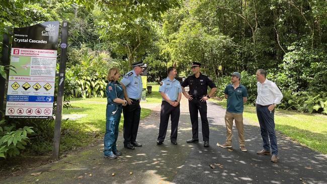 Authorities in Far North Queensland have warned people not to risk their lives at waterfalls or swimming holes following a spate of drownings that occurred in restricted areas. Picture: Supplied