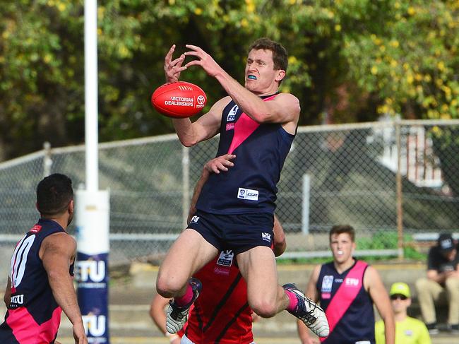 Peter McEvoy reels in a contested mark for Coburg. 