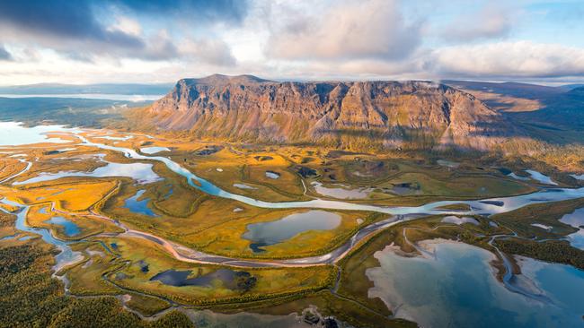 Sarek National Park in Swedish Lapland.