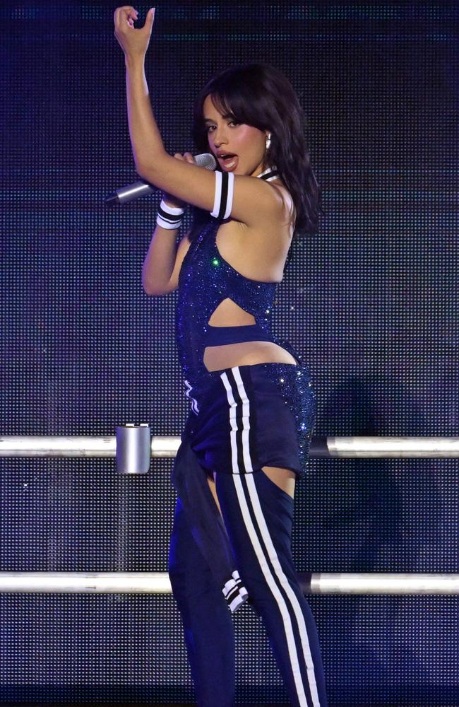 Cabello performs onstage during Night 2 of 2025 AT &amp; T Playoff Playlist Live! at State Farm Arena in Atlanta, Georgia. Picture: Paras Griffin/Getty Images