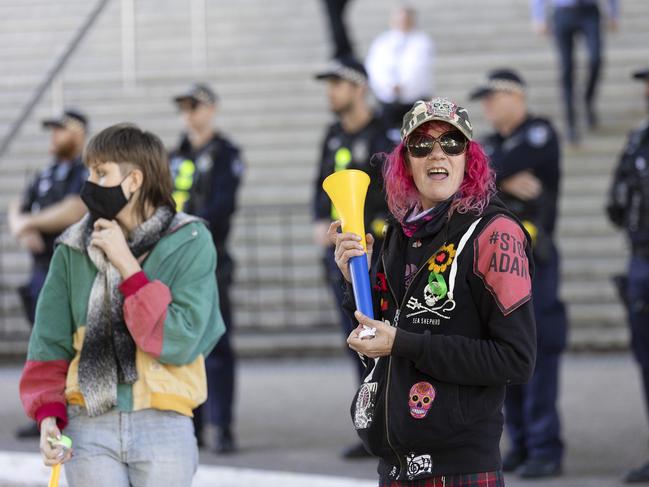 Disrupt Land Forces say Wednesday is ‘climate day’. Picture: NCA NewsWire / Sarah Marshall