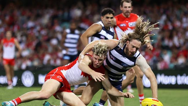 The Sydney Swans and Geelong Cats will go head-to-head in the 2022 grand final at the MCG. Picture: Cameron Spencer/Getty Images