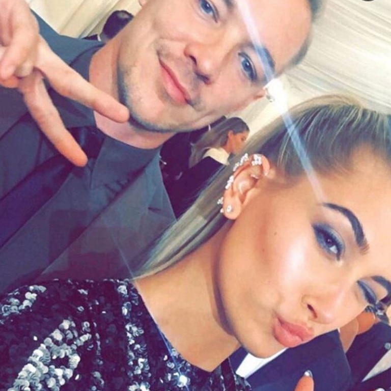 Met Gala 2016 on social media ... Diplo and Hailey Baldwin. Picture: Instagram