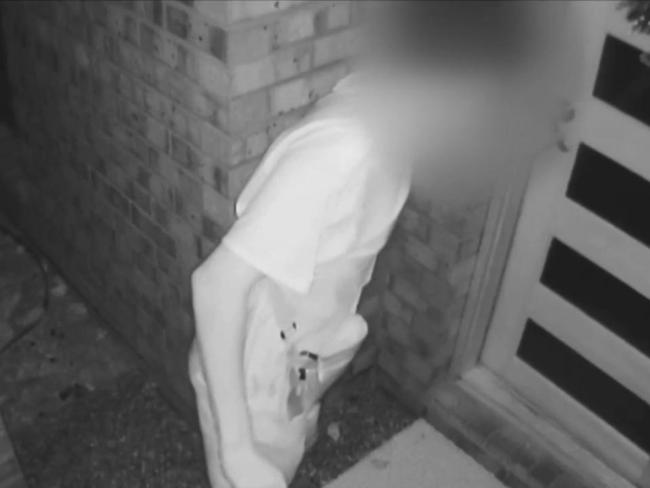 CCTV shows youths enter Emma and Lee Lovell's home