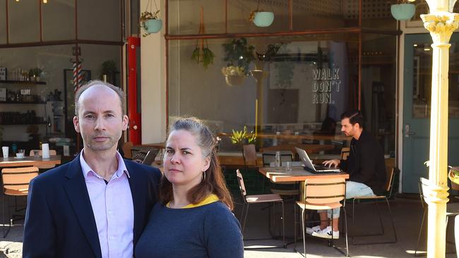 Tom and Szilvia Elesits are trying to save Walk Don't Run Cafe through crowd-funding. Picture: Josie Hayden