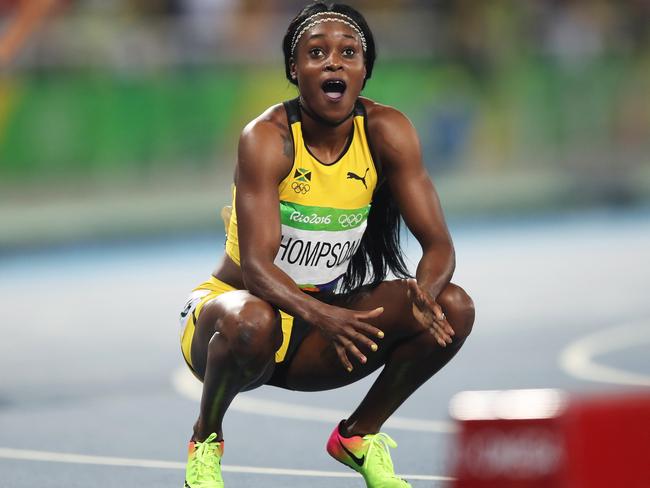 Elaine Thompson has won the double.