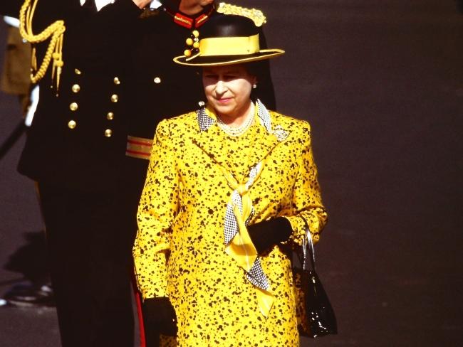 Queen Elizabeth in Berlin, May 1987. Photo: Thierlein/Getty Images.