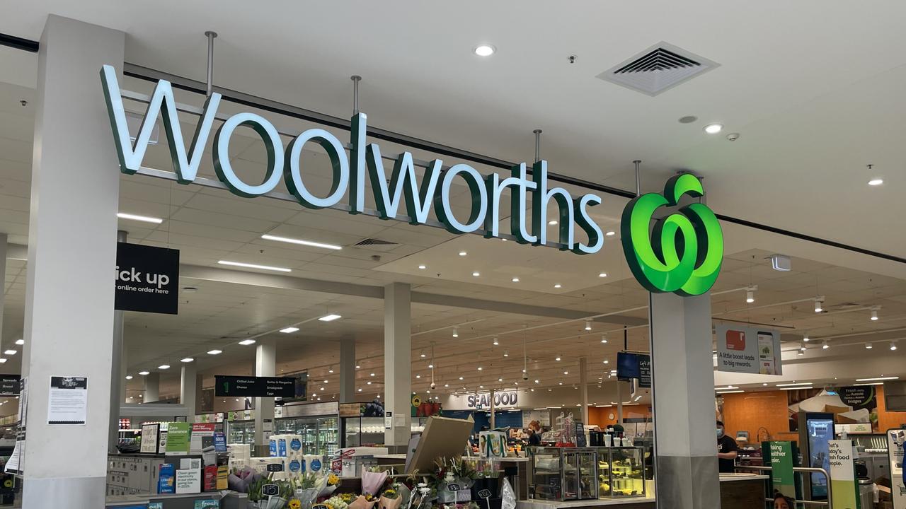 Woolworths supermarket at Greystanes Shopping Centre. Generic Greystanes photos.