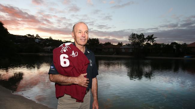 Former Qld rugby league player Geoff Richardson. Pic by Luke Marsden.