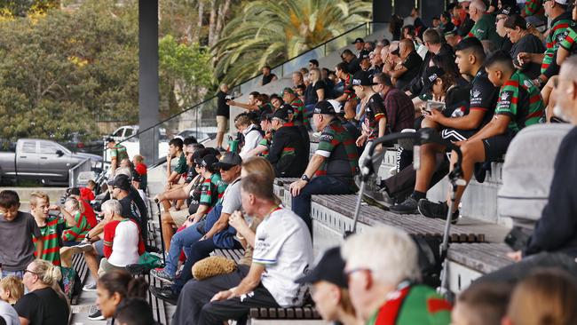 Fans packed the grandstand at Redfern Oval. Picture: Sam Ruttyn