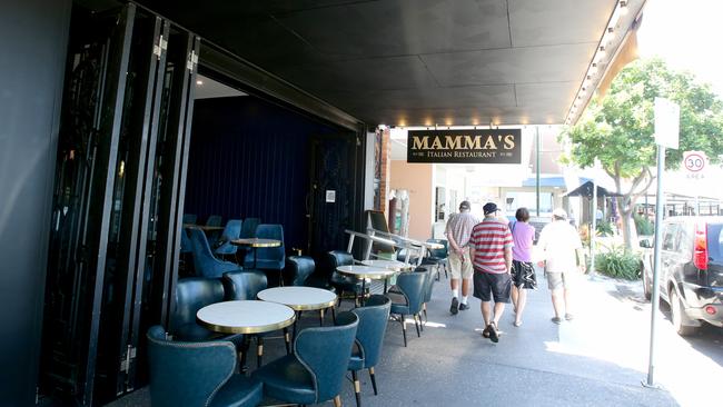 A 26-year-old man positive with COVID-19 visited Mamma's Italian waterfront restaurant. Picture: Steve Pohlner