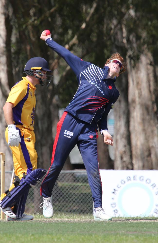 Mudgeeraba bowler Jai Kurt. Pic Mike Batterham