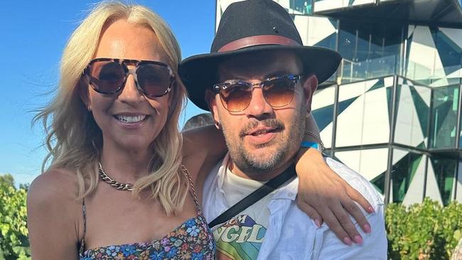 Carrie Bickmore, pictured with a fan Frankie, was among guests at January’s exclusive Sam Smith show at d'Arenberg Cube. Picture: Instagram