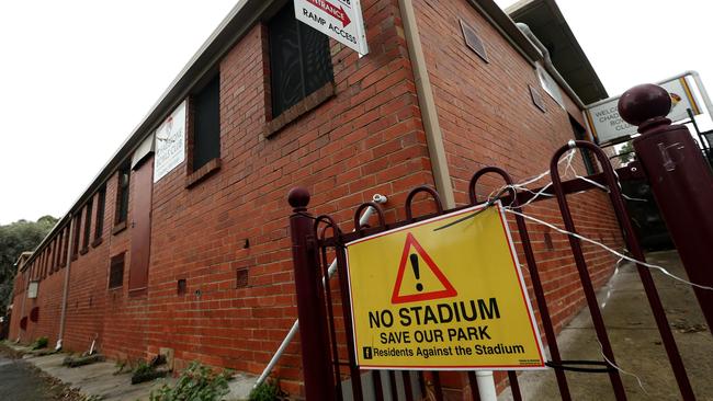 Stonnington Council is trying to progress plans for its new indoor stadium at Percy Treyvaud Memorial Park in Malvern East. Picture: Hamish Blair