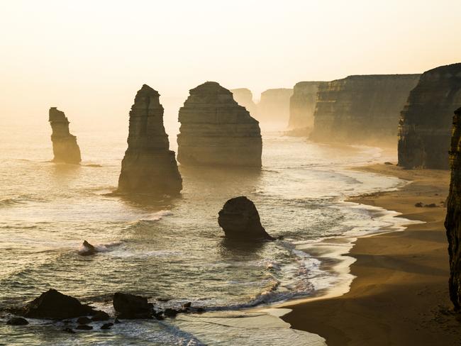 Twelve Apostles, Great Ocean Rd, Victoria. Picture: G. Huang / National Geographic Photo Contest