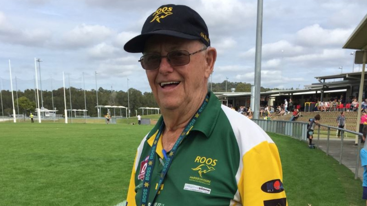 Graeme 'Grey Bags' Meredith was an integral part of the Maroochydore Roos football club. Picture: Supplied.